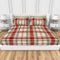Carmel 100 % Cotton Satin 220 TC Fitted Sheet Set With 2 Pillow Cover - 4